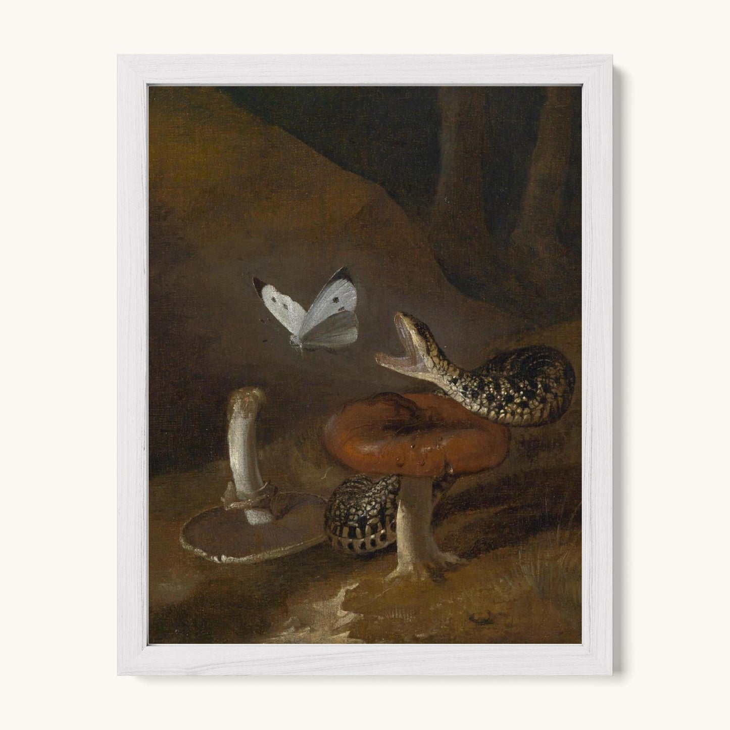 A Sous-bois Still Life with a Snake