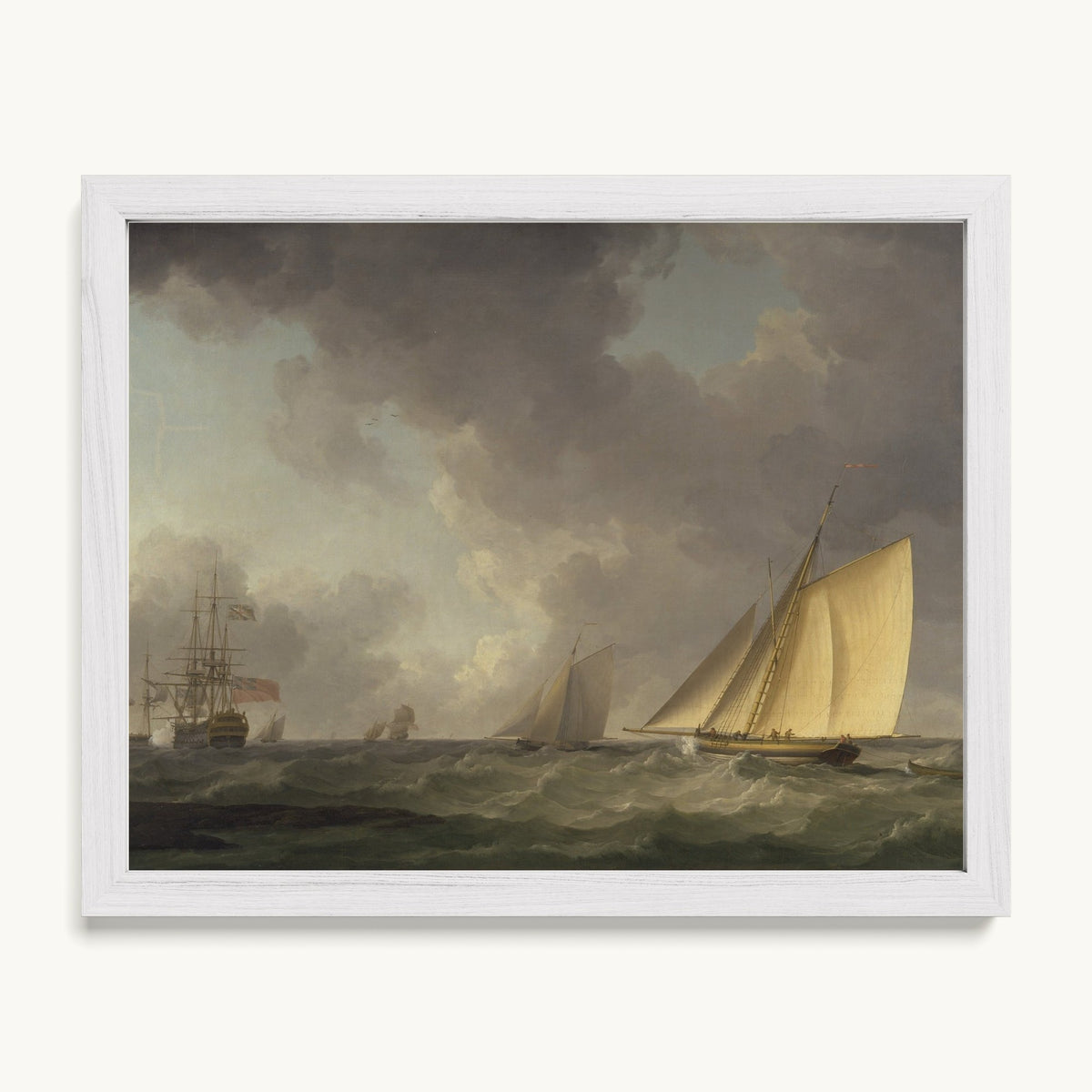 Cutter Close Hauled in a Fresh Breeze