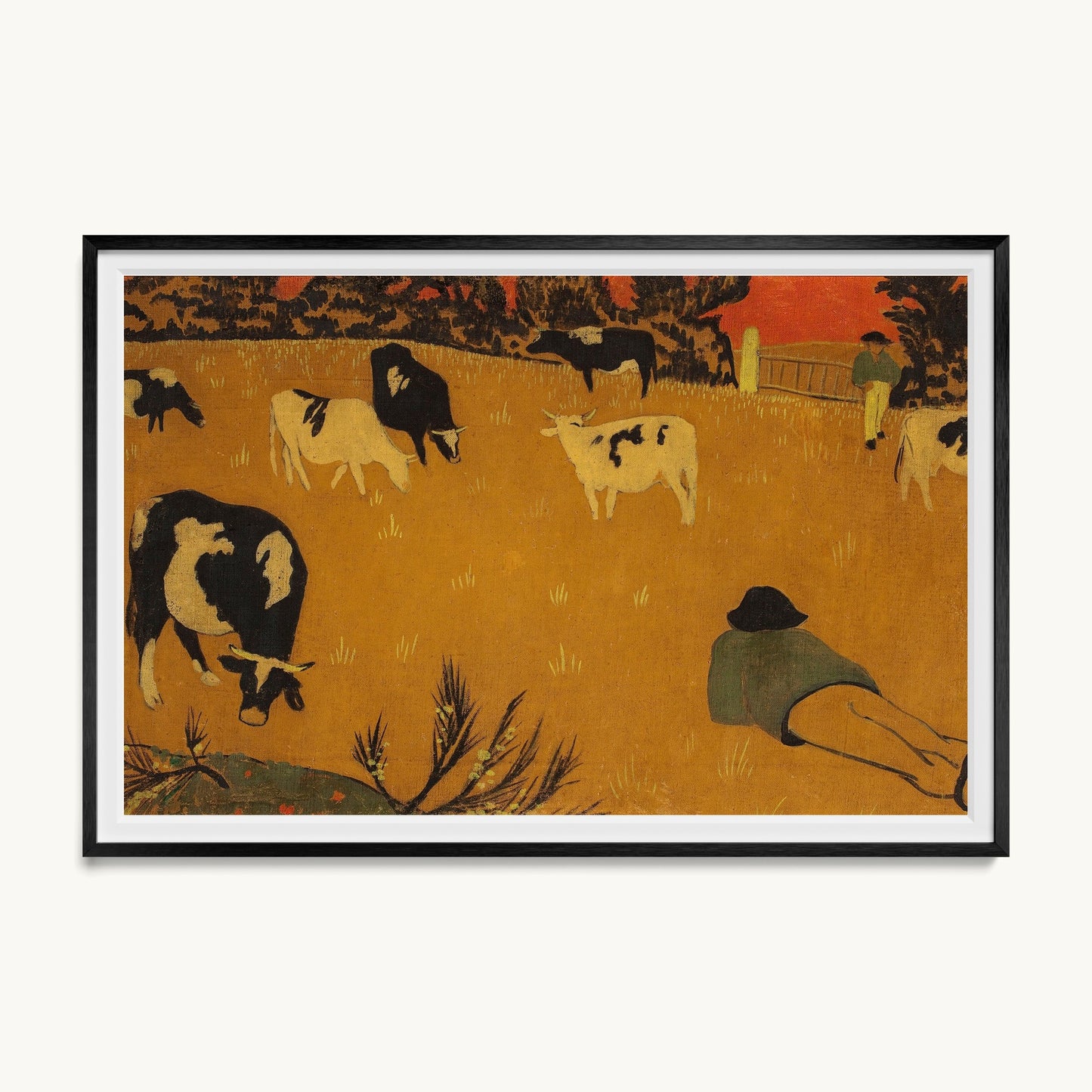 Breton Panel with Cows