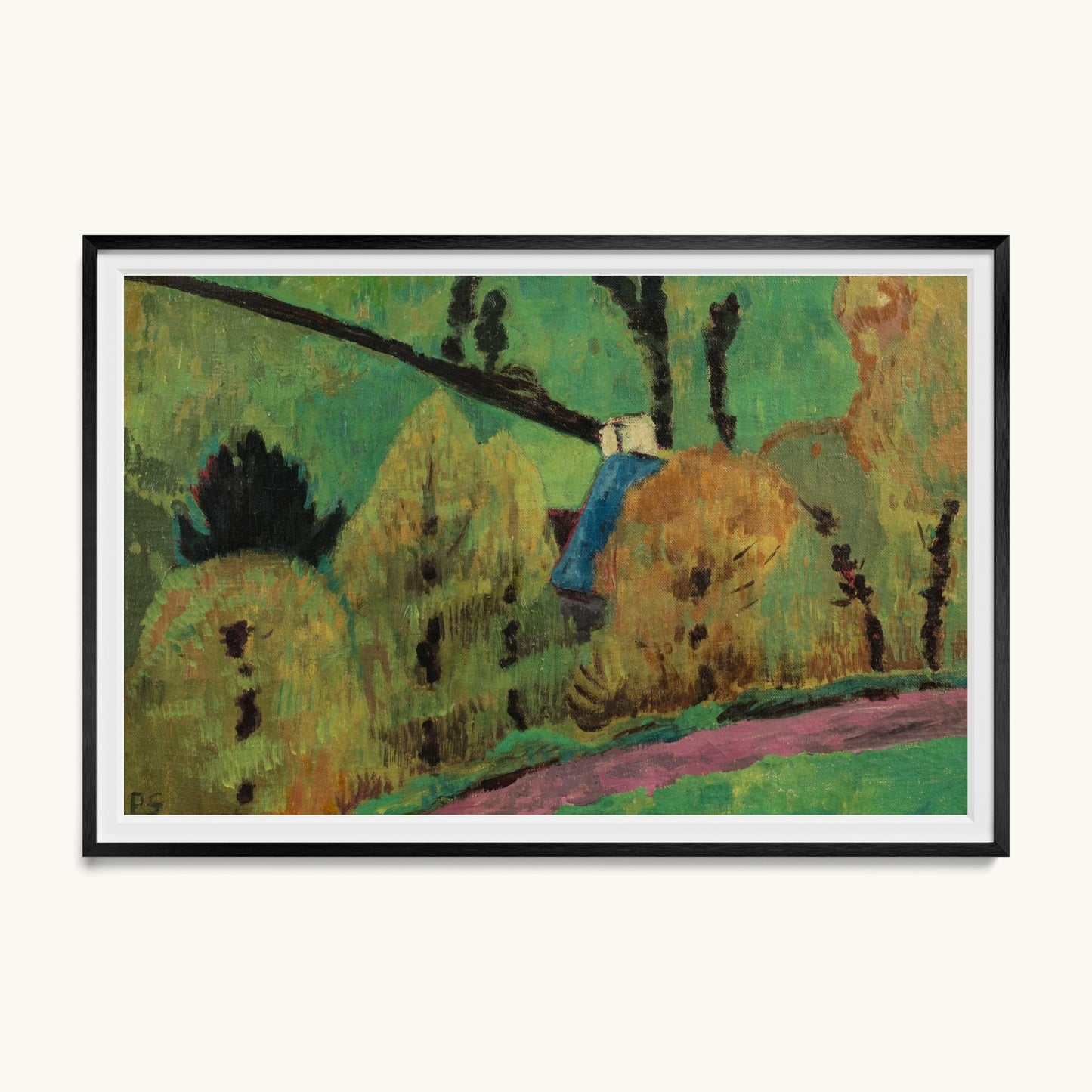 Chemin rose à Châteauneuf-du-Faou