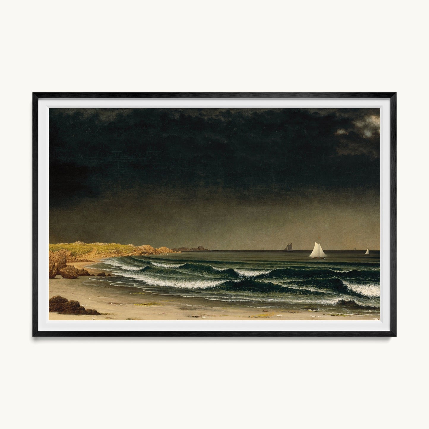 Approaching Storm, Beach near Newport