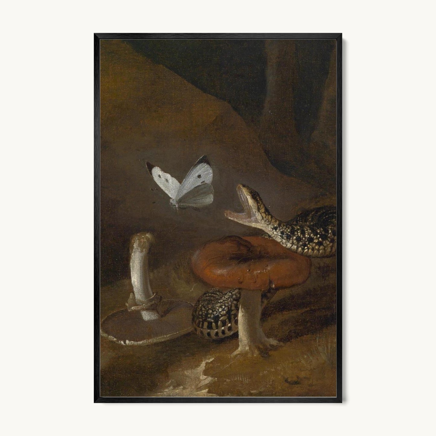 A Sous-bois Still Life with a Snake