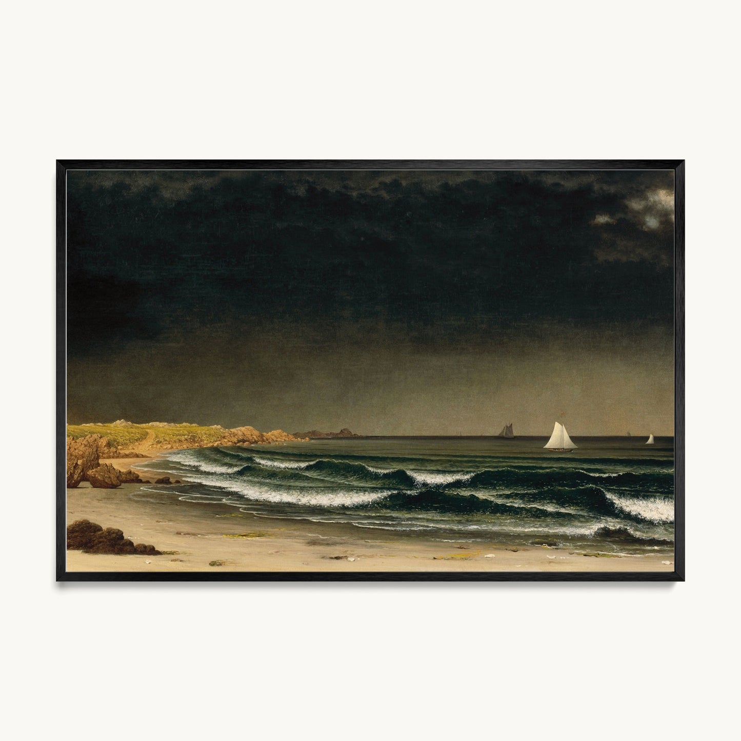Approaching Storm, Beach near Newport