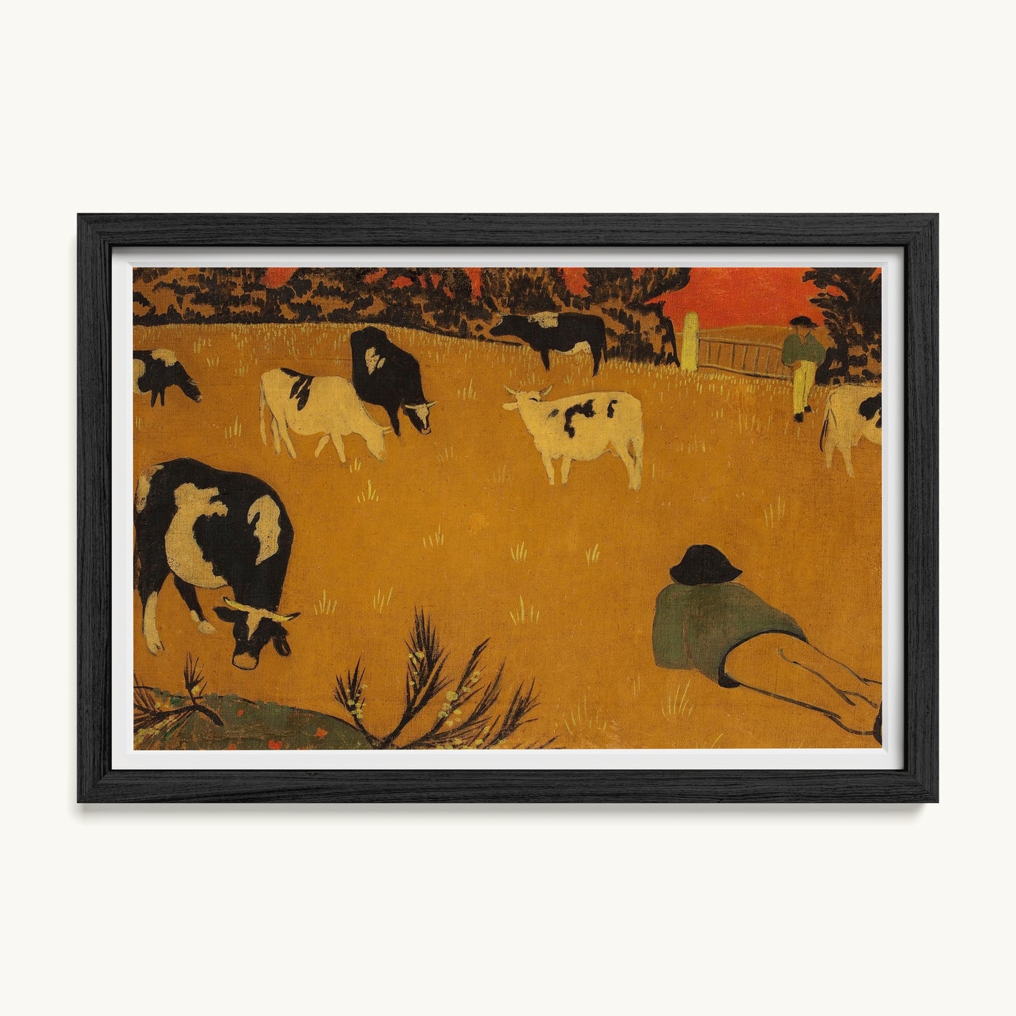 Breton Panel with Cows