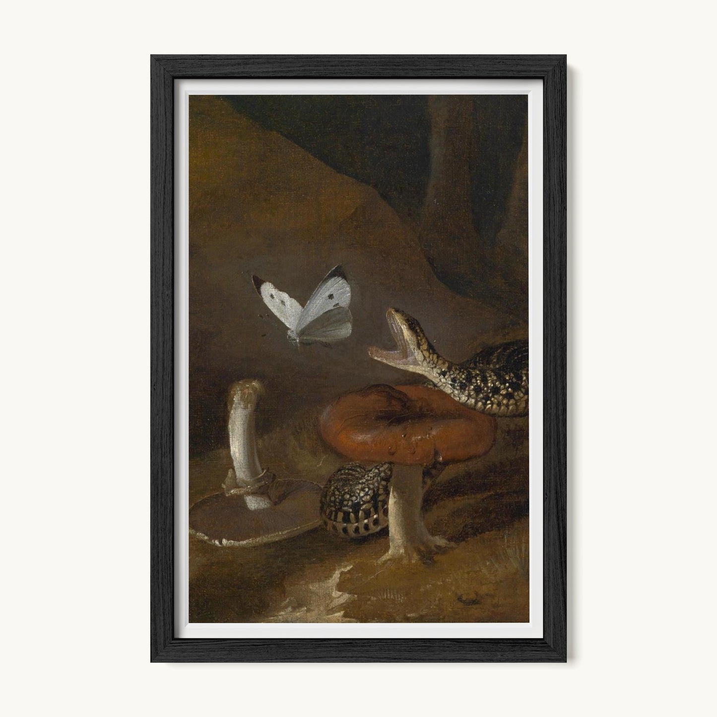 A Sous-bois Still Life with a Snake