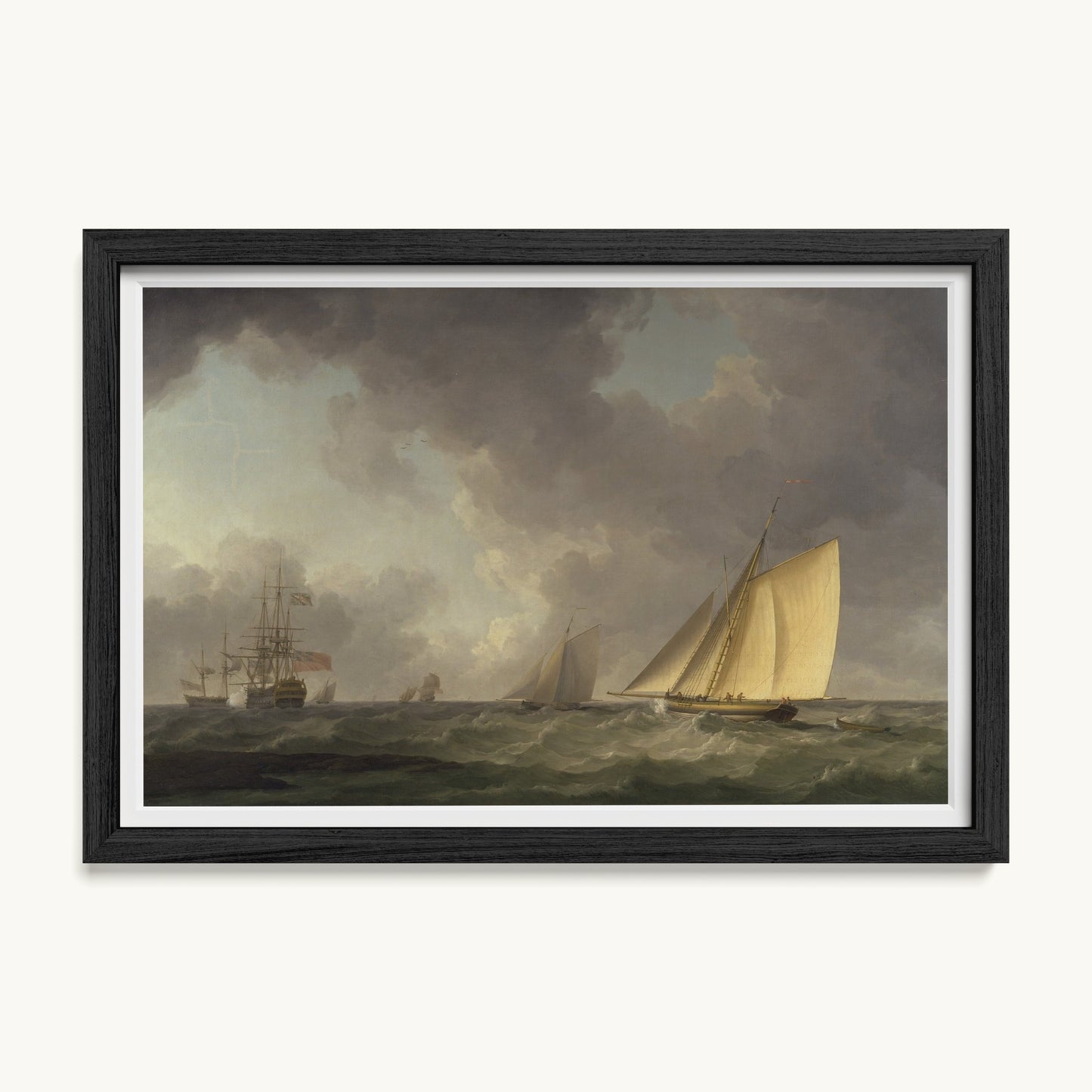 Cutter Close Hauled in a Fresh Breeze