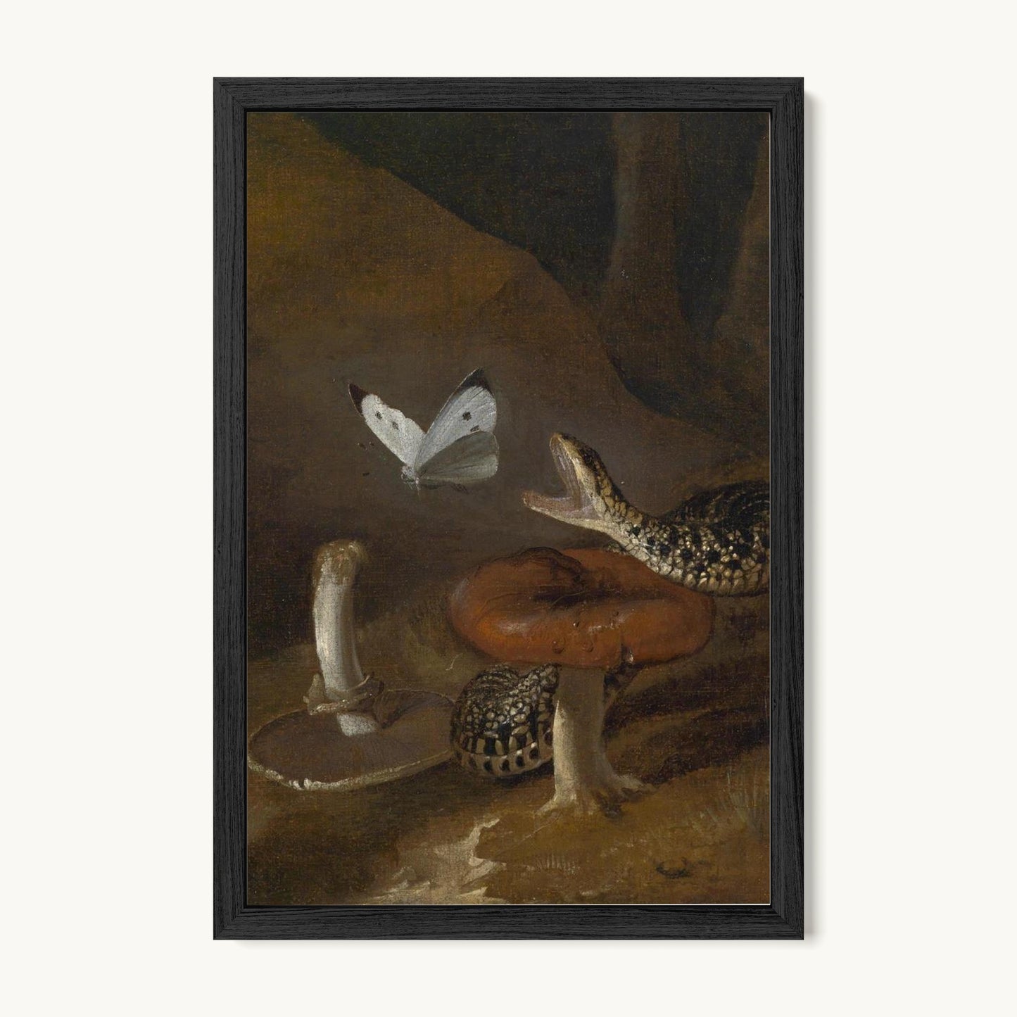 A Sous-bois Still Life with a Snake