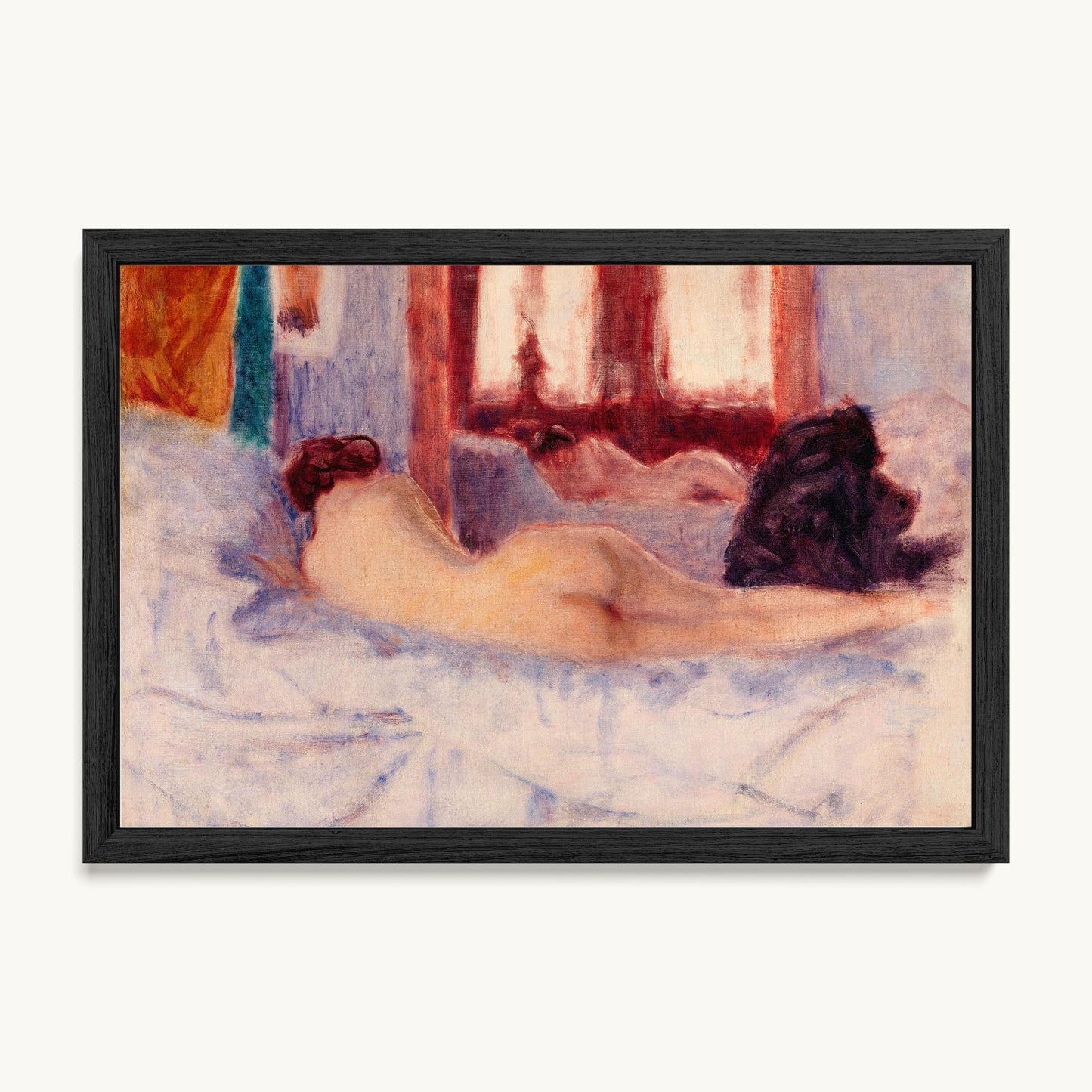 A Reclining Nude before a Mirror