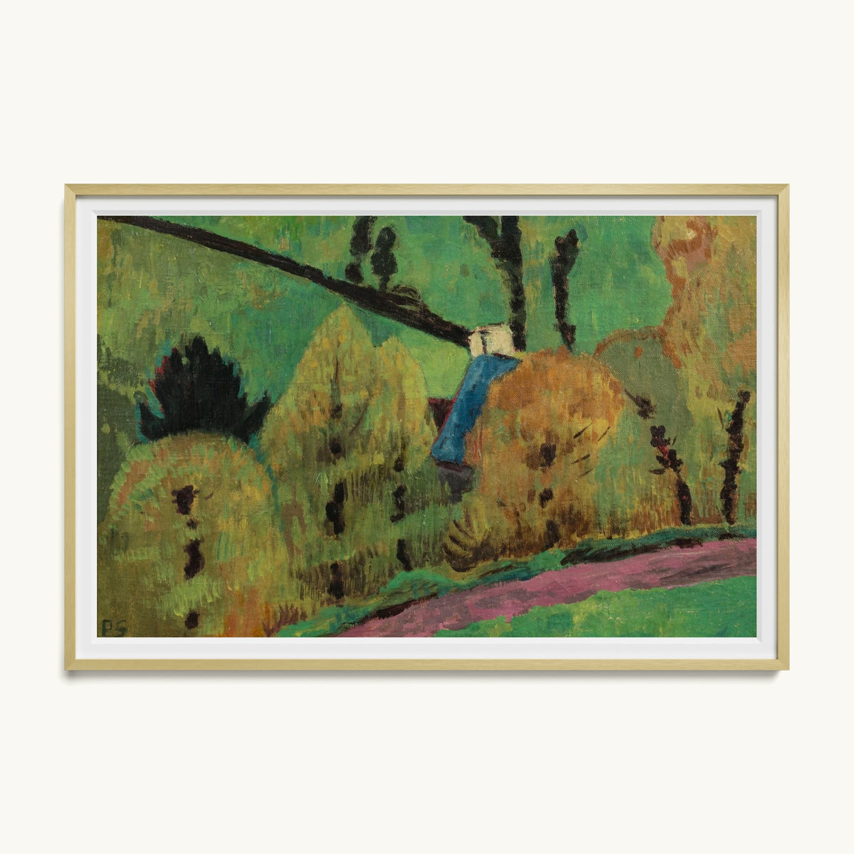Chemin rose à Châteauneuf-du-Faou