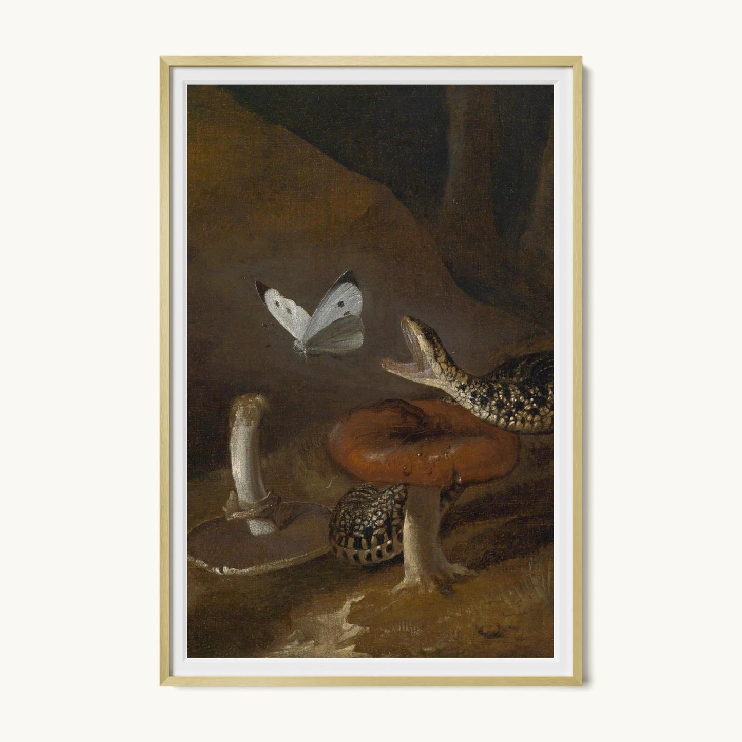 A Sous-bois Still Life with a Snake