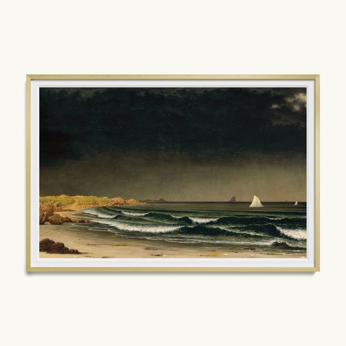 Approaching Storm, Beach near Newport