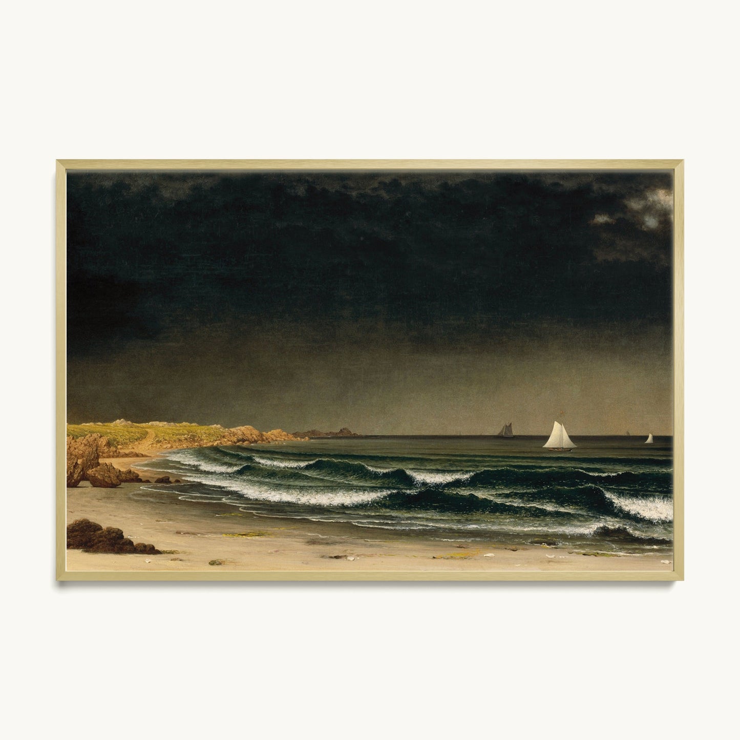 Approaching Storm, Beach near Newport