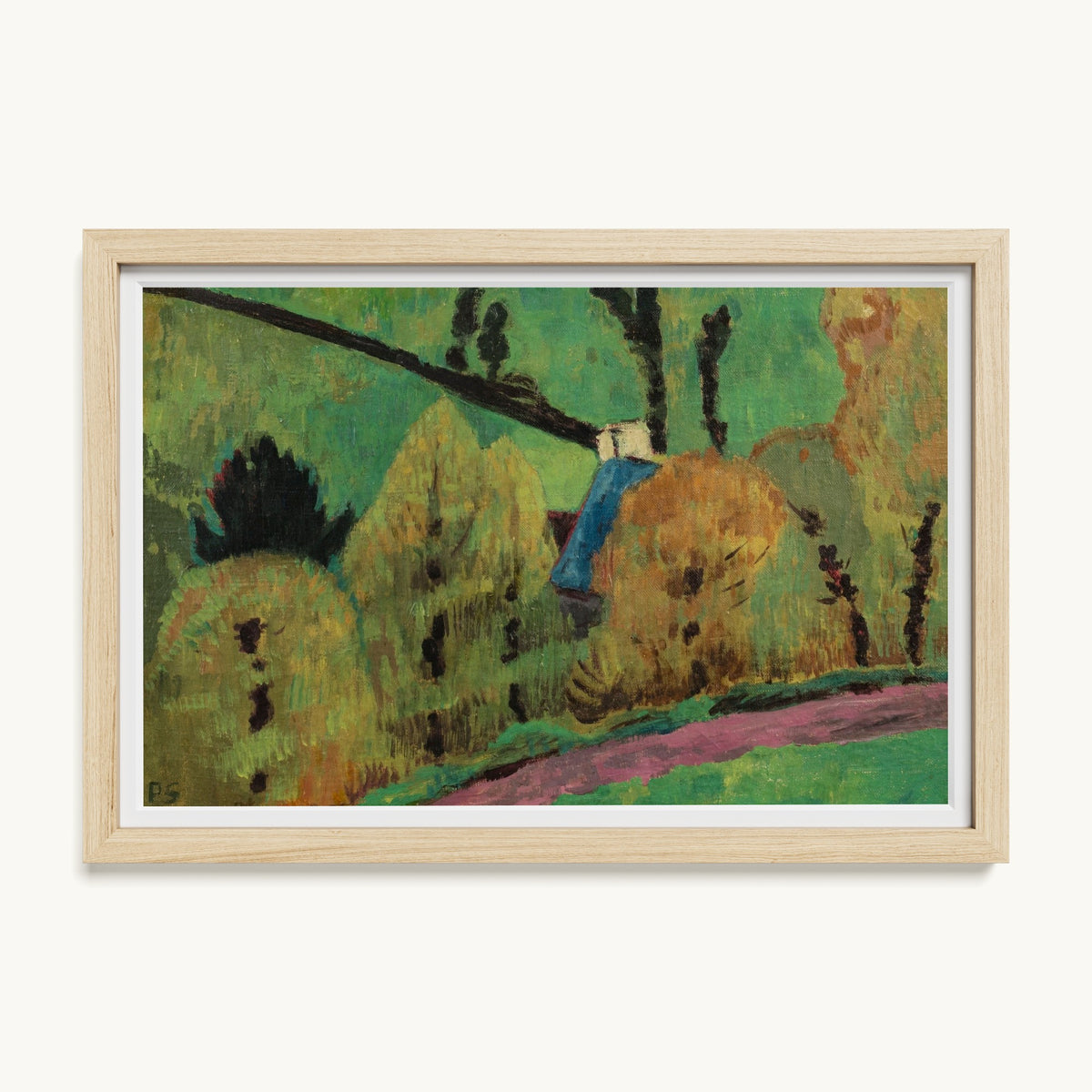 Chemin rose à Châteauneuf-du-Faou