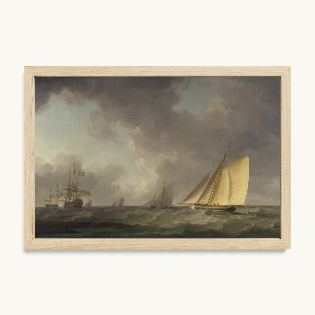 Cutter Close Hauled in a Fresh Breeze
