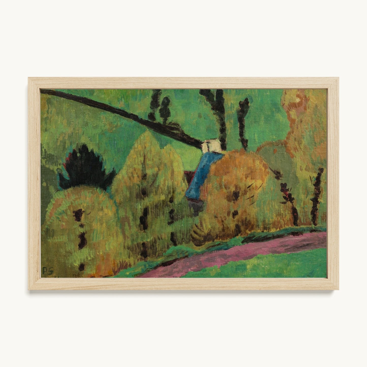 Chemin rose à Châteauneuf-du-Faou