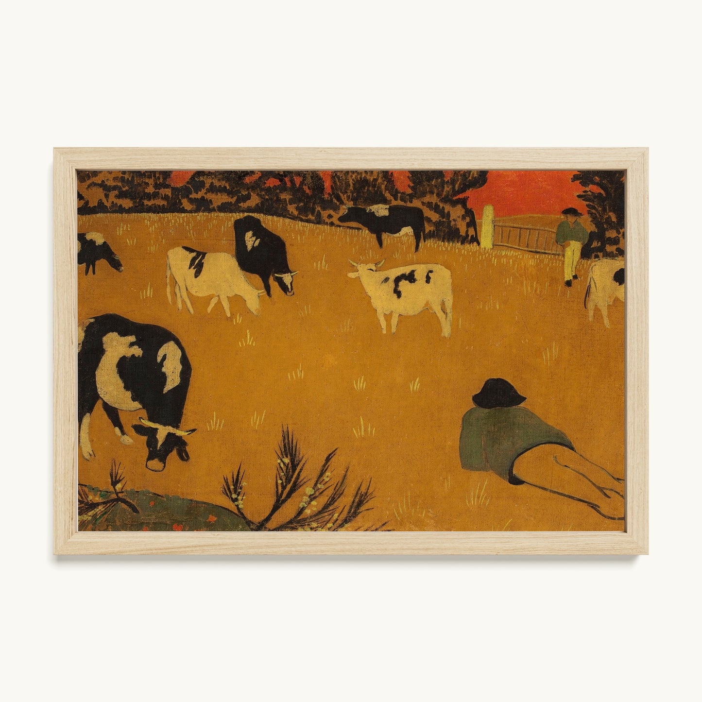 Breton Panel with Cows