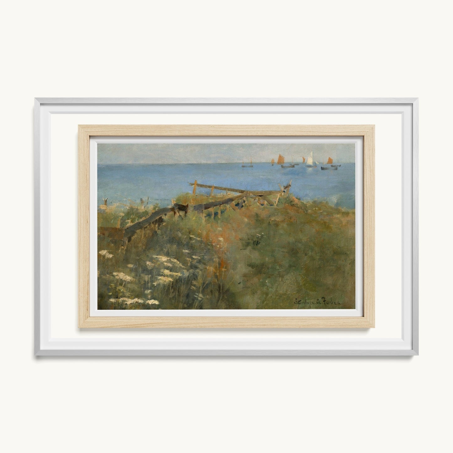Coastal Scene with Fishing Boats