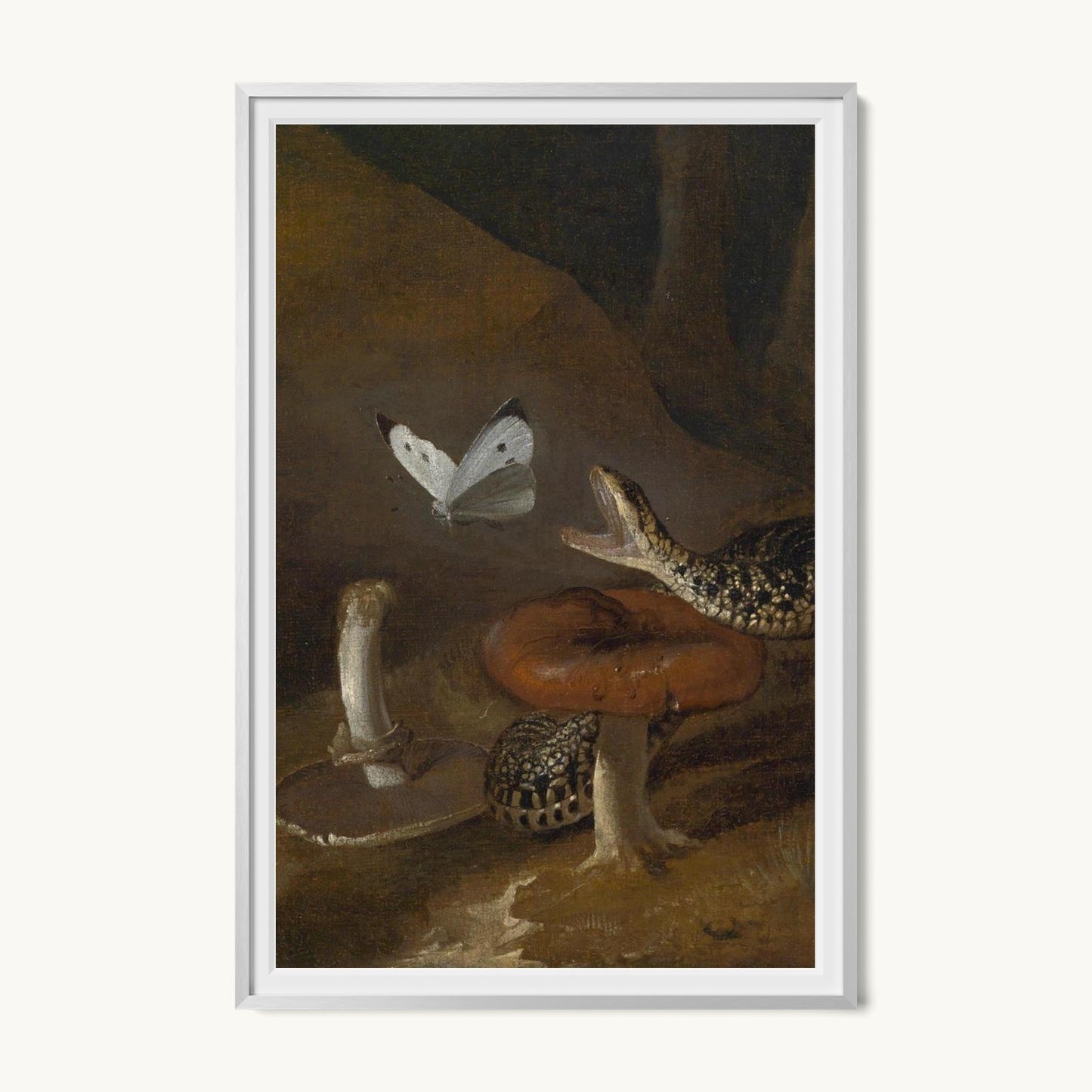 A Sous-bois Still Life with a Snake