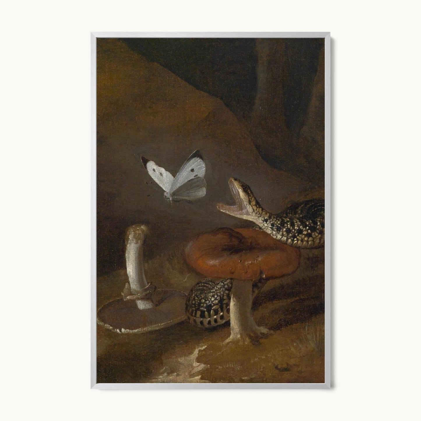 A Sous-bois Still Life with a Snake