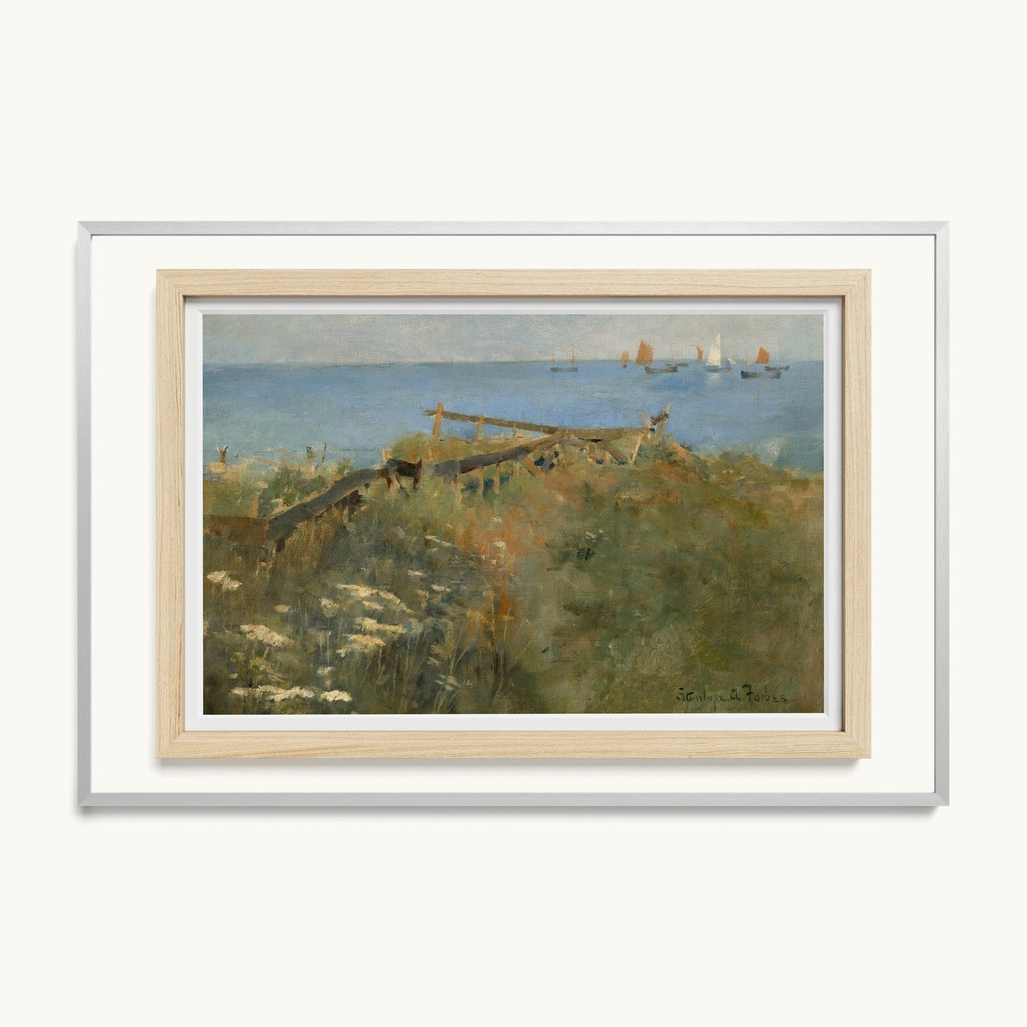 Coastal Scene with Fishing Boats