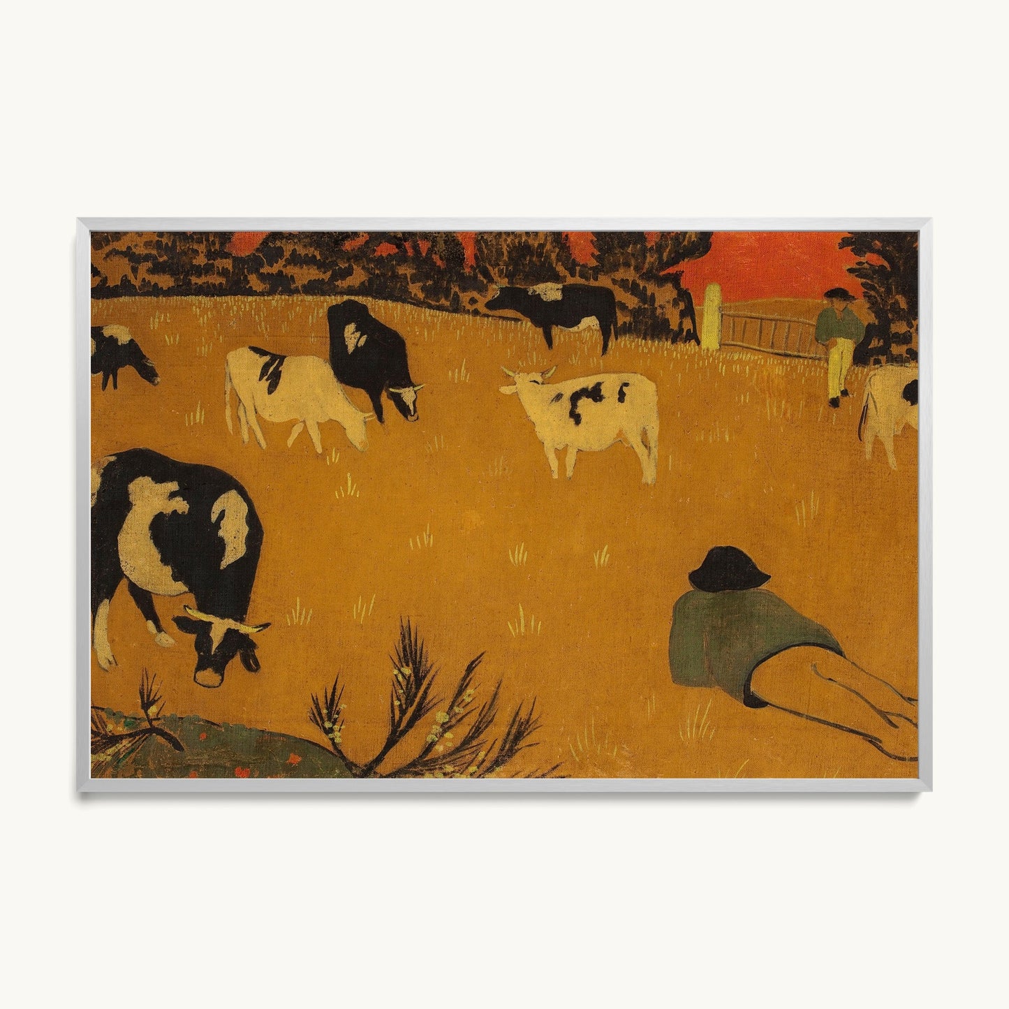 Breton Panel with Cows