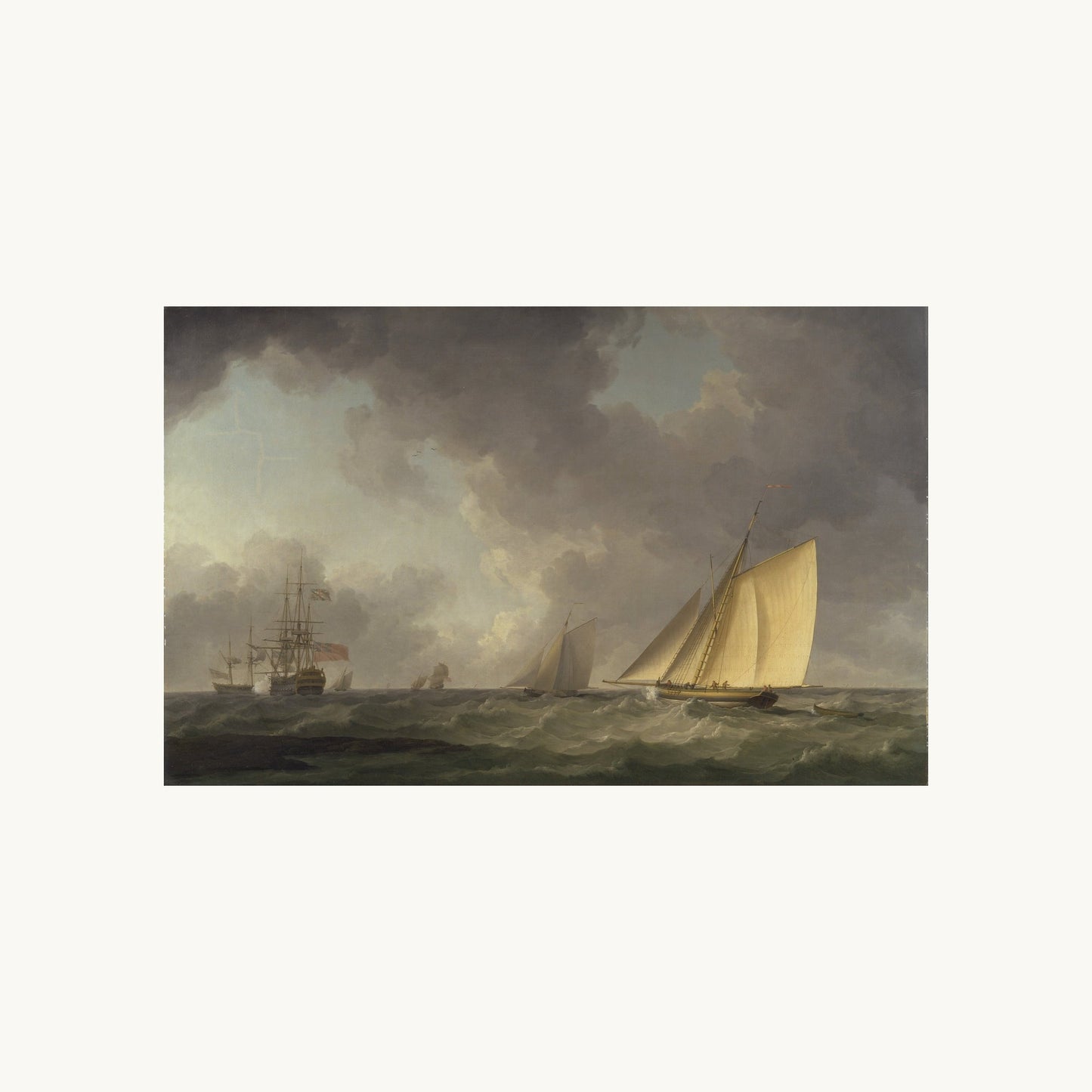 Cutter Close Hauled in a Fresh Breeze