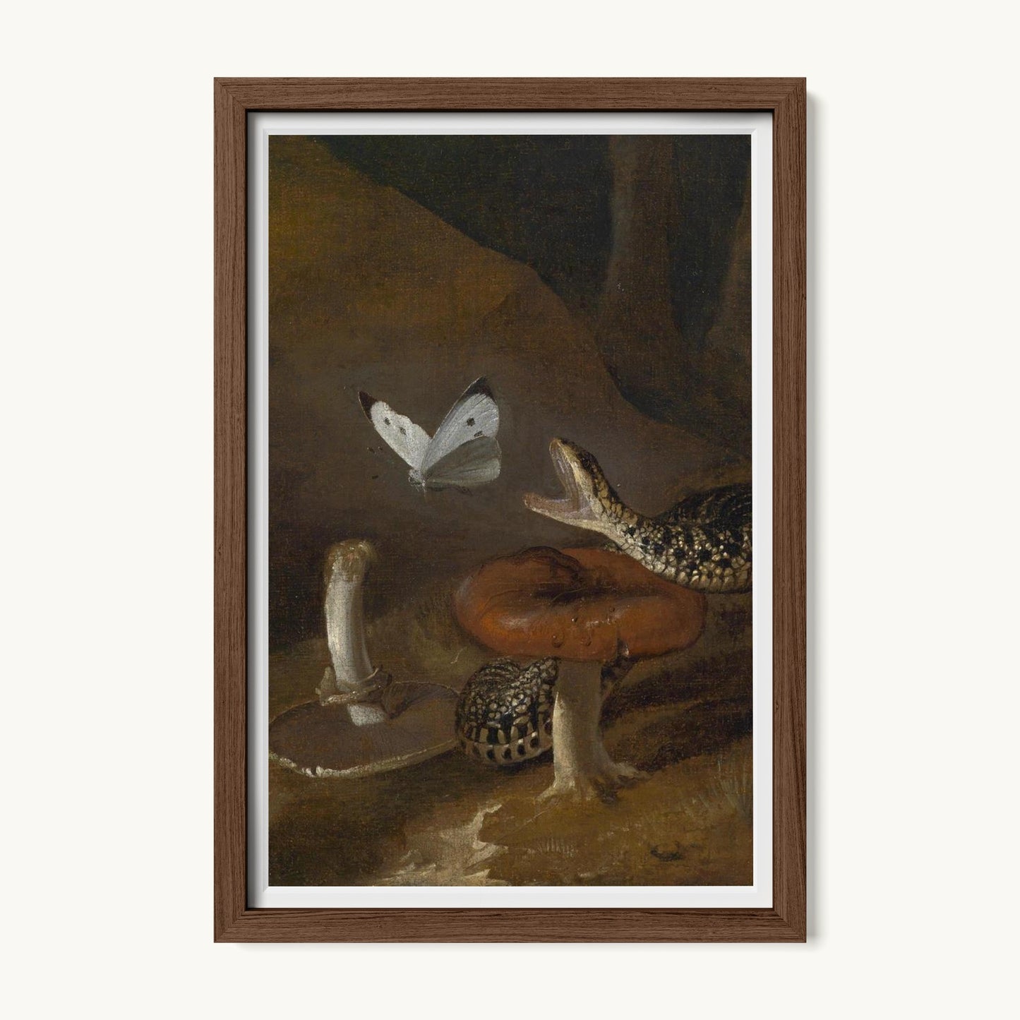 A Sous-bois Still Life with a Snake