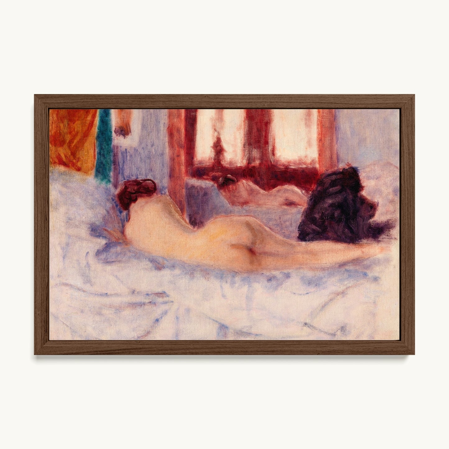 A Reclining Nude before a Mirror