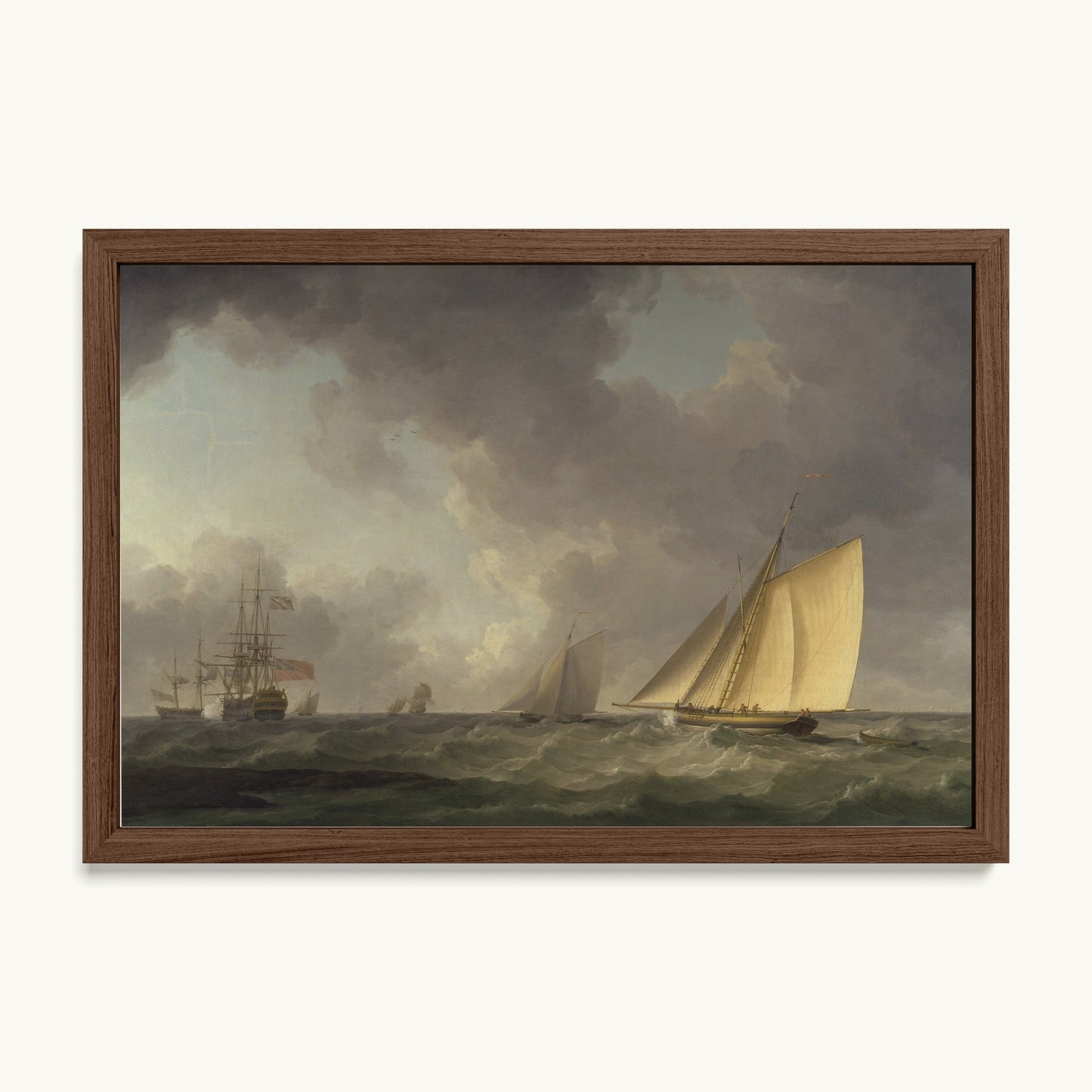 Cutter Close Hauled in a Fresh Breeze