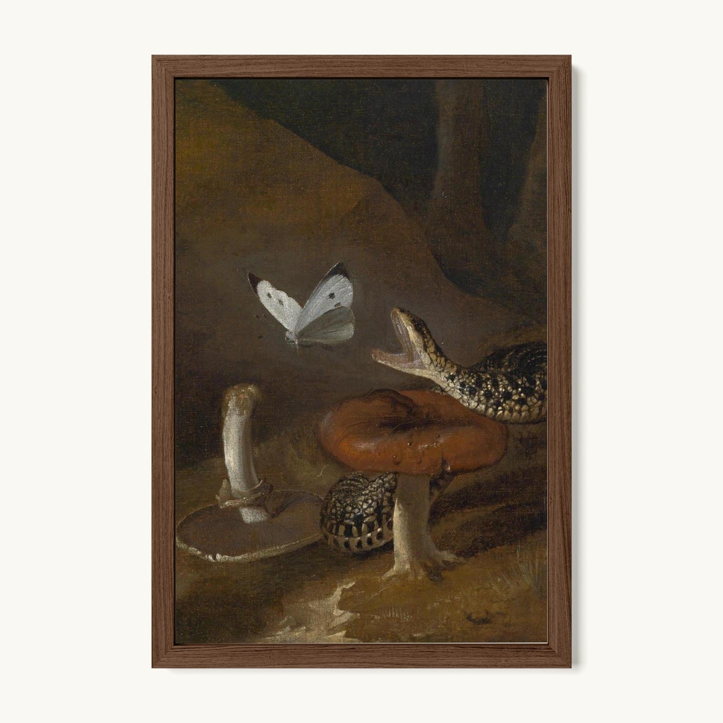 A Sous-bois Still Life with a Snake