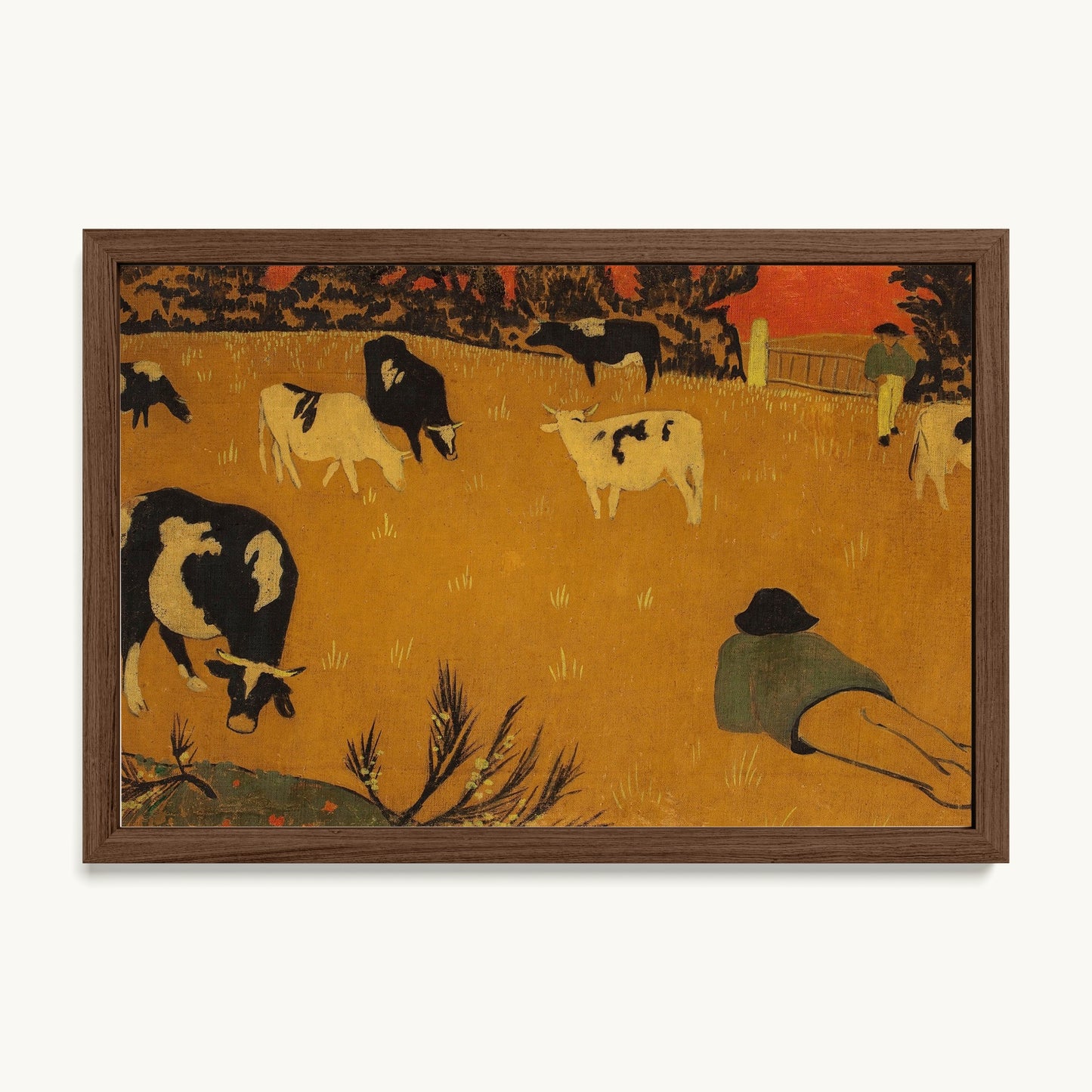 Breton Panel with Cows