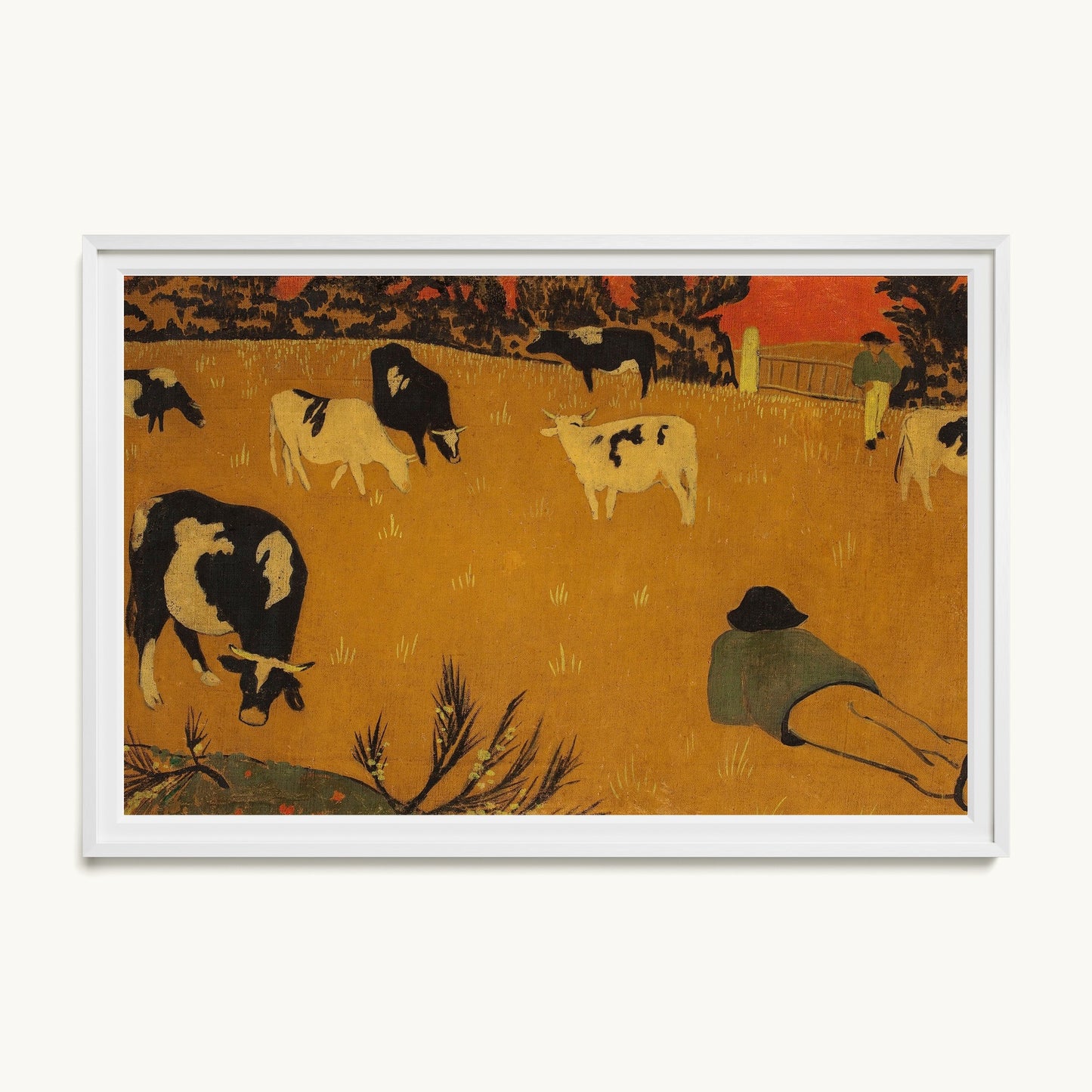 Breton Panel with Cows