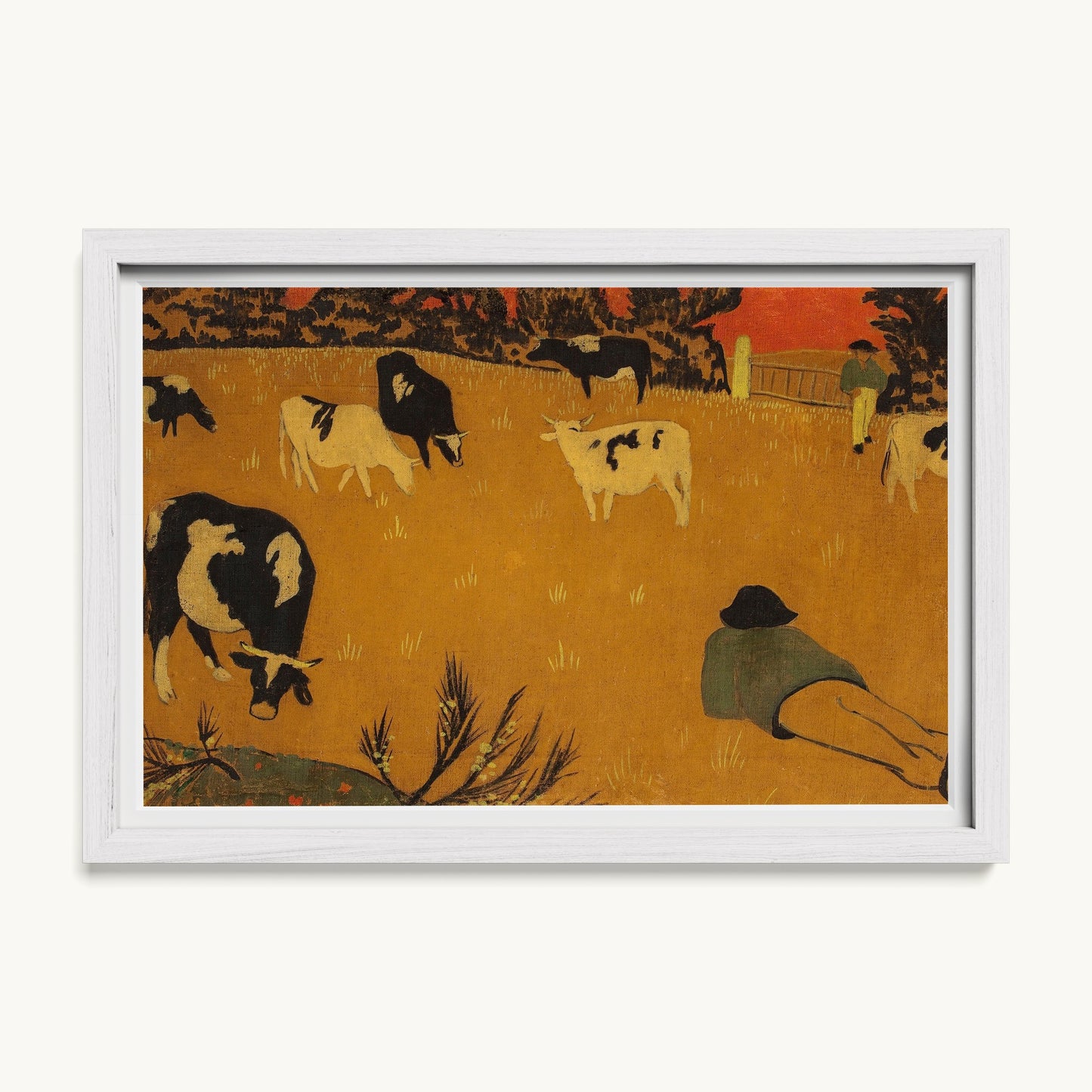 Breton Panel with Cows