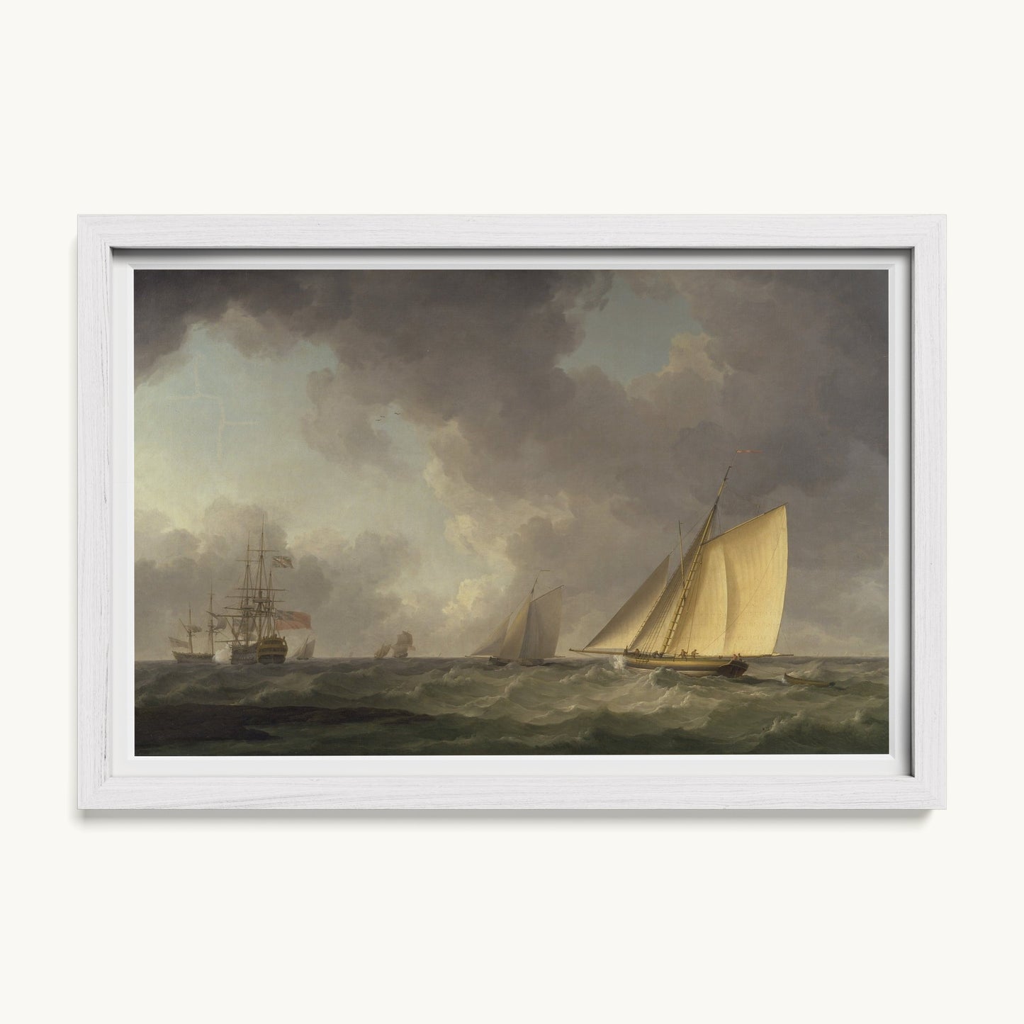 Cutter Close Hauled in a Fresh Breeze