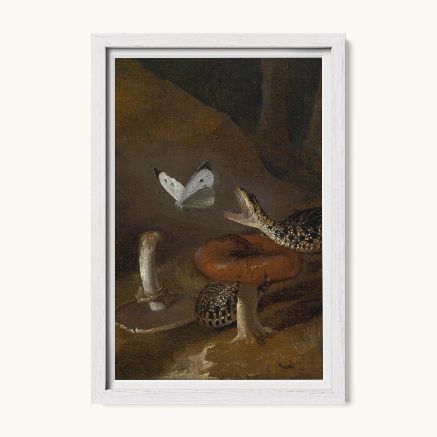 A Sous-bois Still Life with a Snake