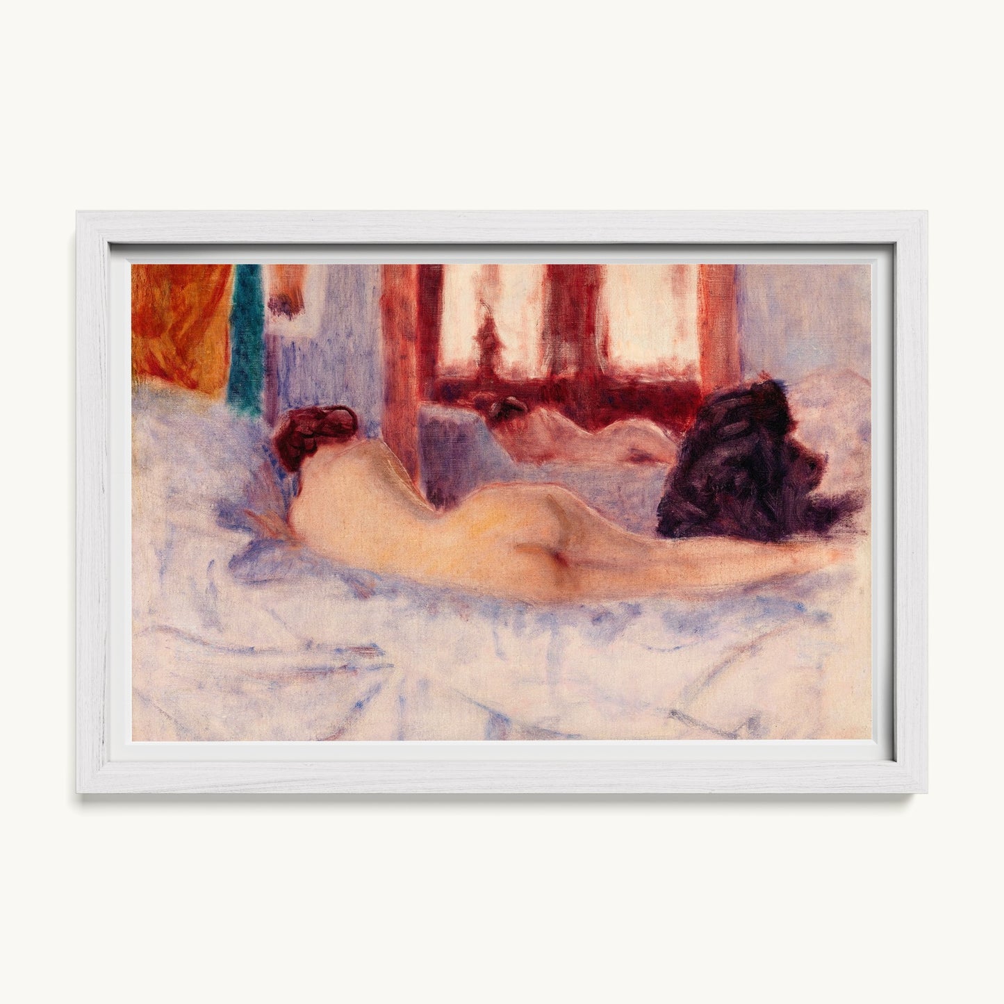 A Reclining Nude before a Mirror