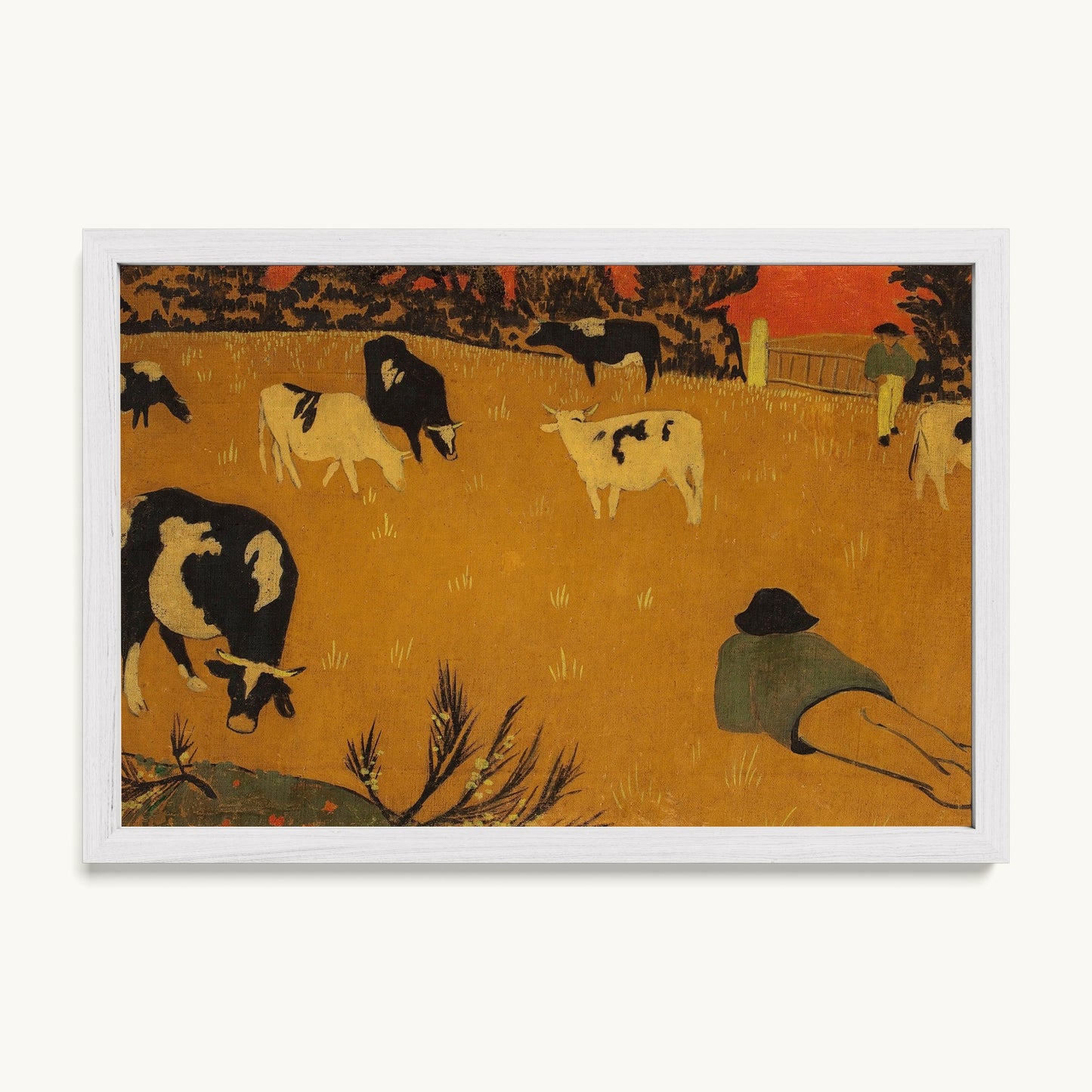Breton Panel with Cows