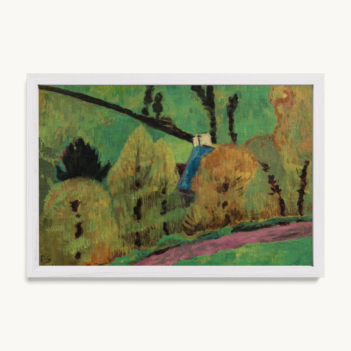Chemin rose à Châteauneuf-du-Faou