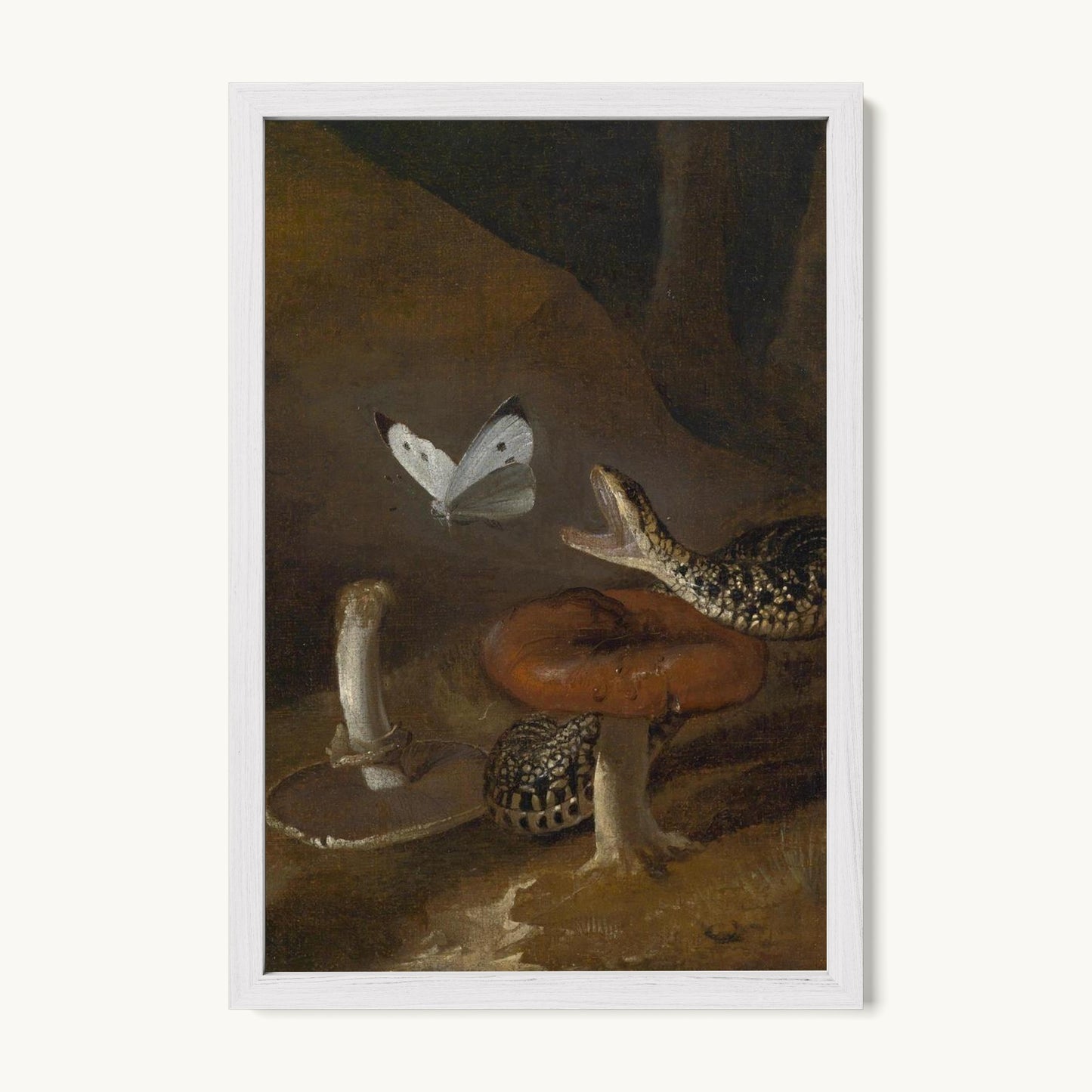 A Sous-bois Still Life with a Snake