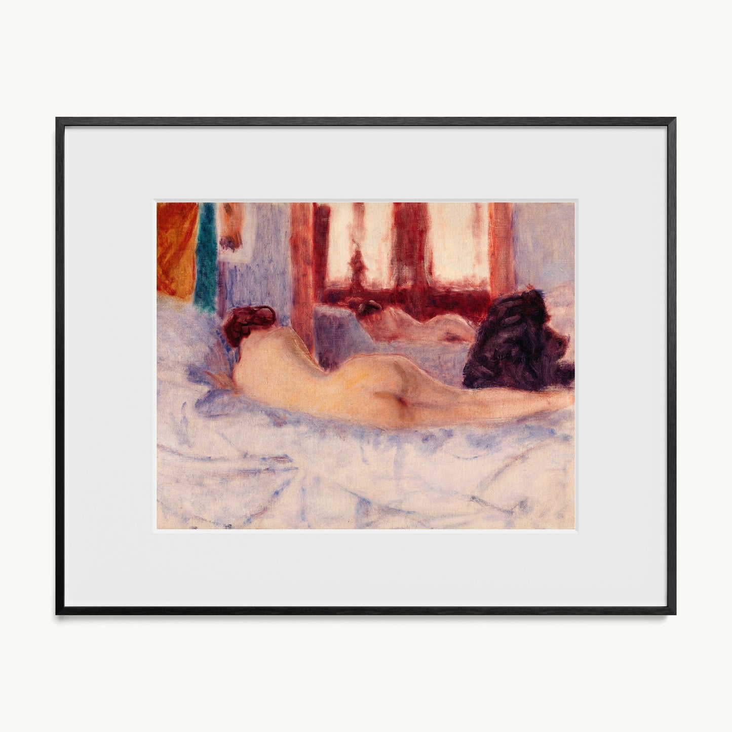 A Reclining Nude before a Mirror