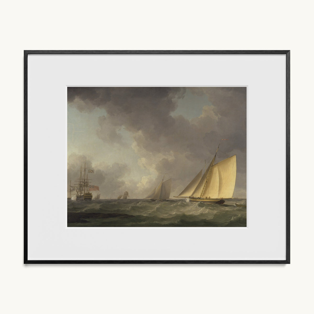 Cutter Close Hauled in a Fresh Breeze