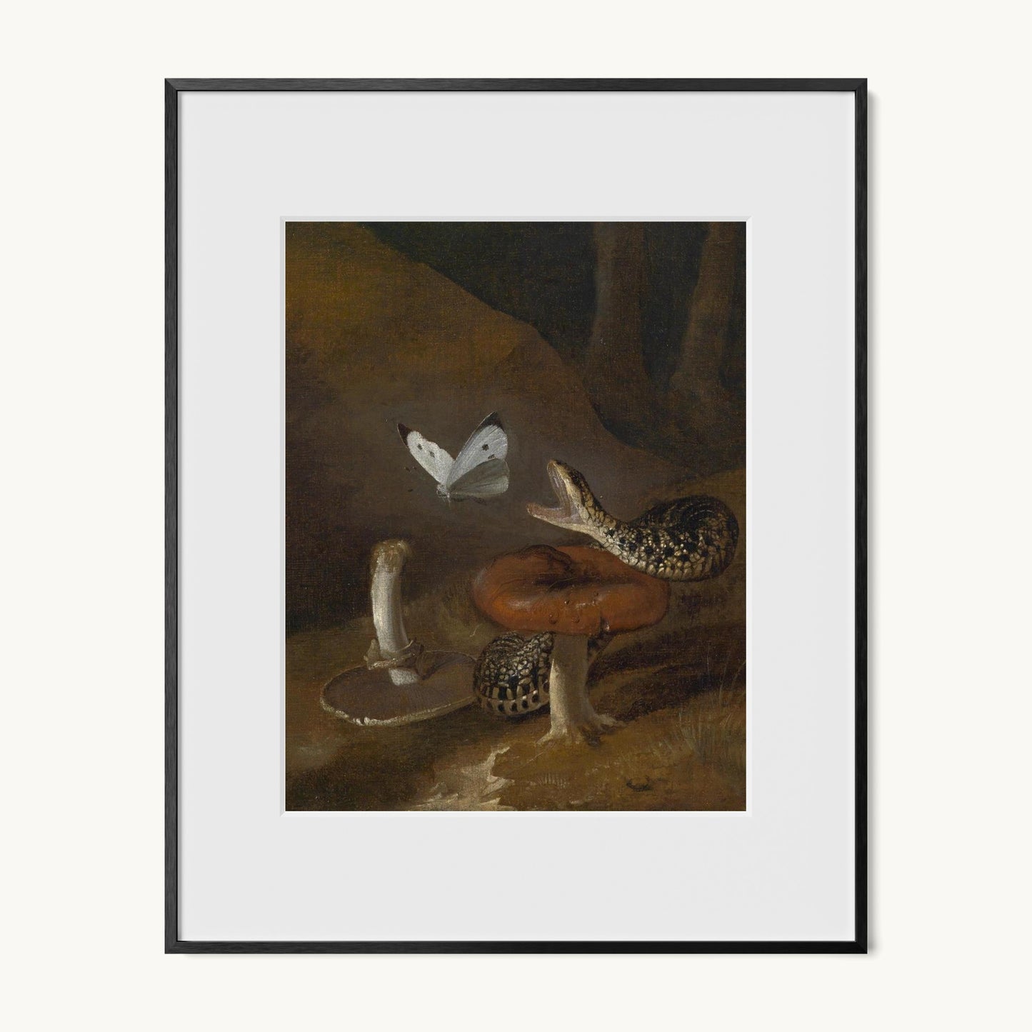 A Sous-bois Still Life with a Snake
