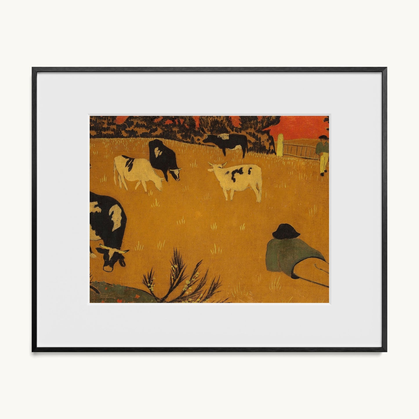 Breton Panel with Cows