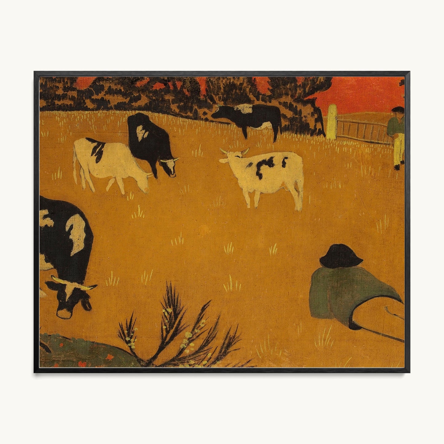 Breton Panel with Cows