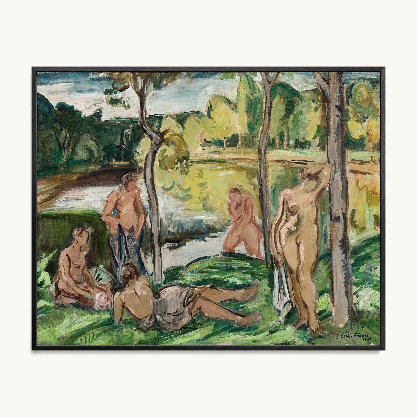 Baigneuses sur la Rance