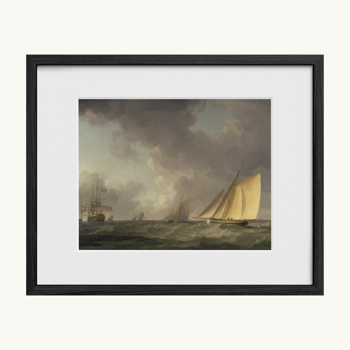 Cutter Close Hauled in a Fresh Breeze
