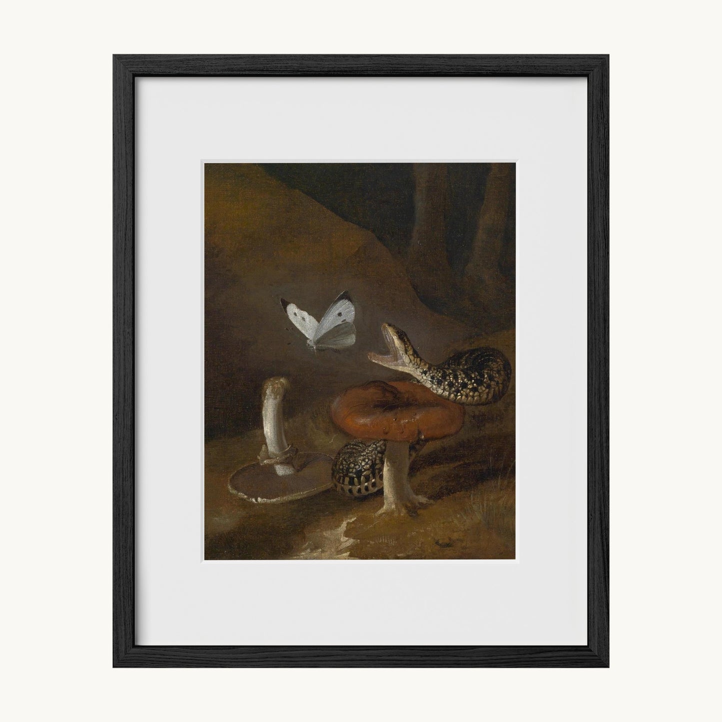 A Sous-bois Still Life with a Snake