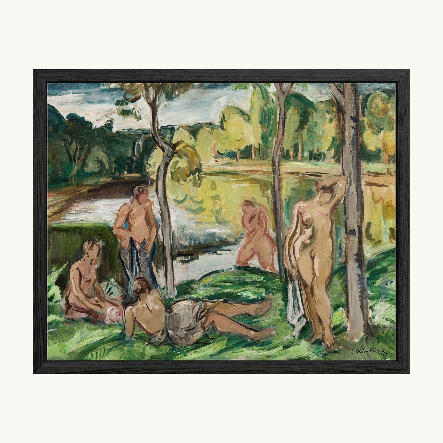 Baigneuses sur la Rance