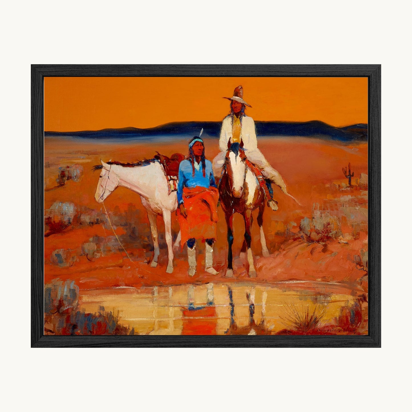 Apache at Watering Hole