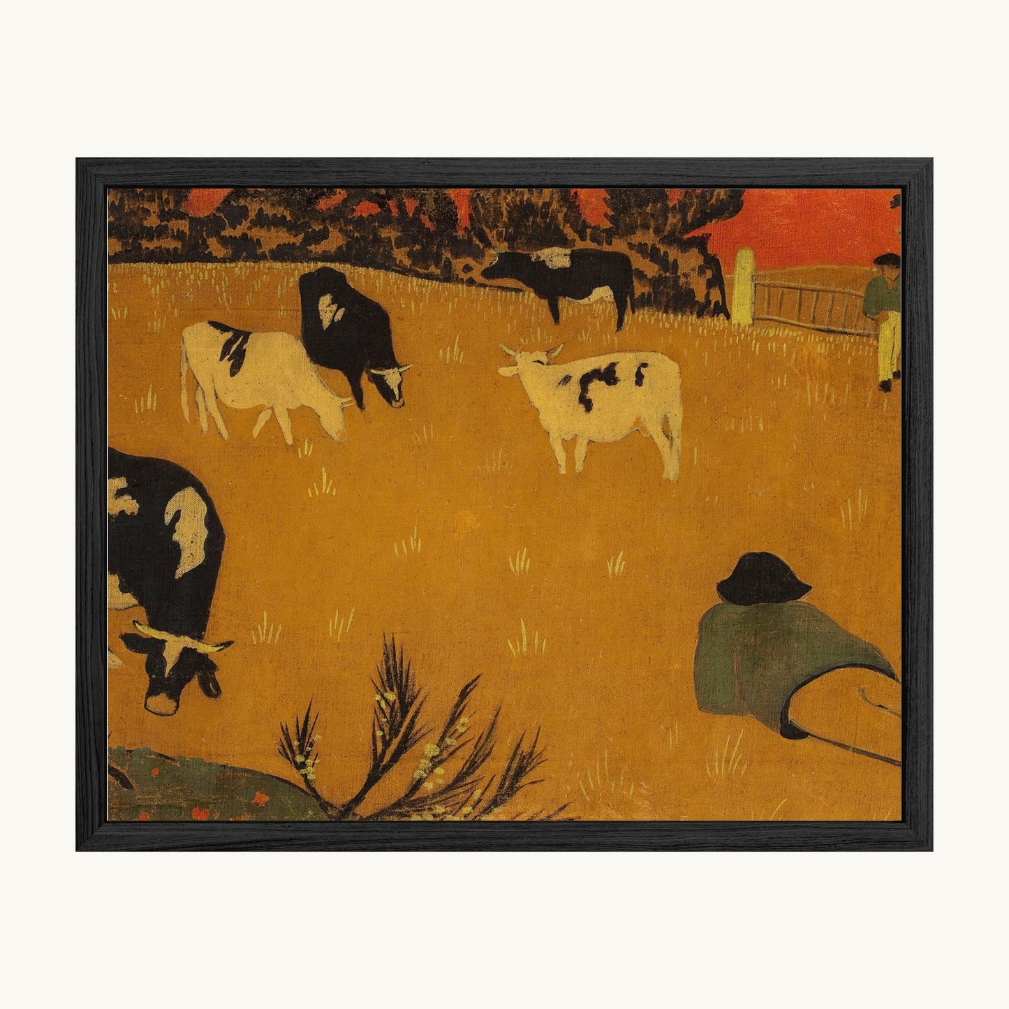 Breton Panel with Cows